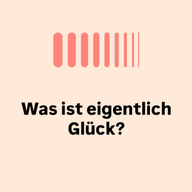 Das ist ein Instagramposting von mir mit dem Text 'Was ist eigentlich Glück?'